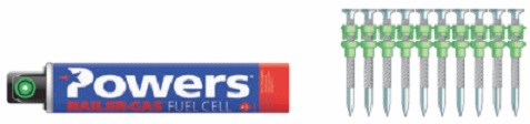 POWERS TRAK-IT C4 PIN + GAS 35MM X 2.6 TWISTED SHANK